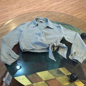 Zara Light Gray Blouse